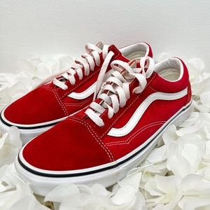 ✨ACCEPTING ANY OFFER✨ Vans Old Skool RACING RED/TRUE WHITE Sneakers